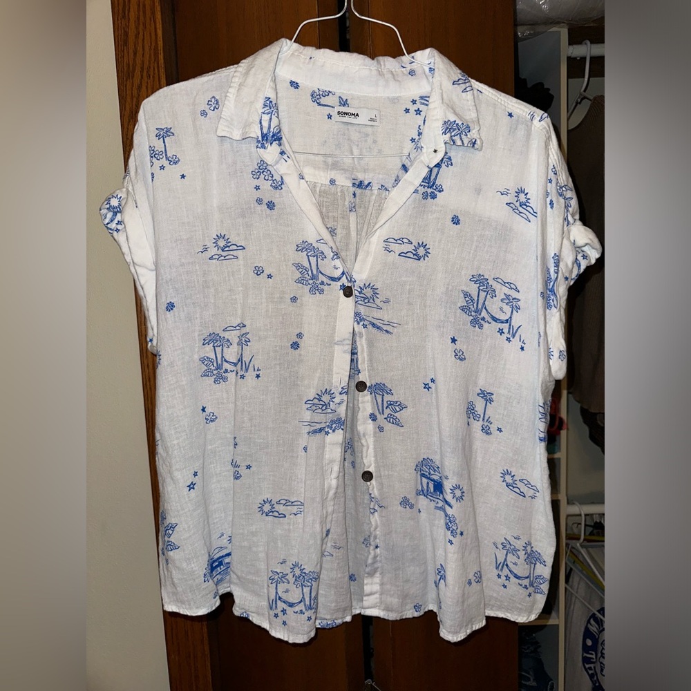 Tropical Linen Shirt